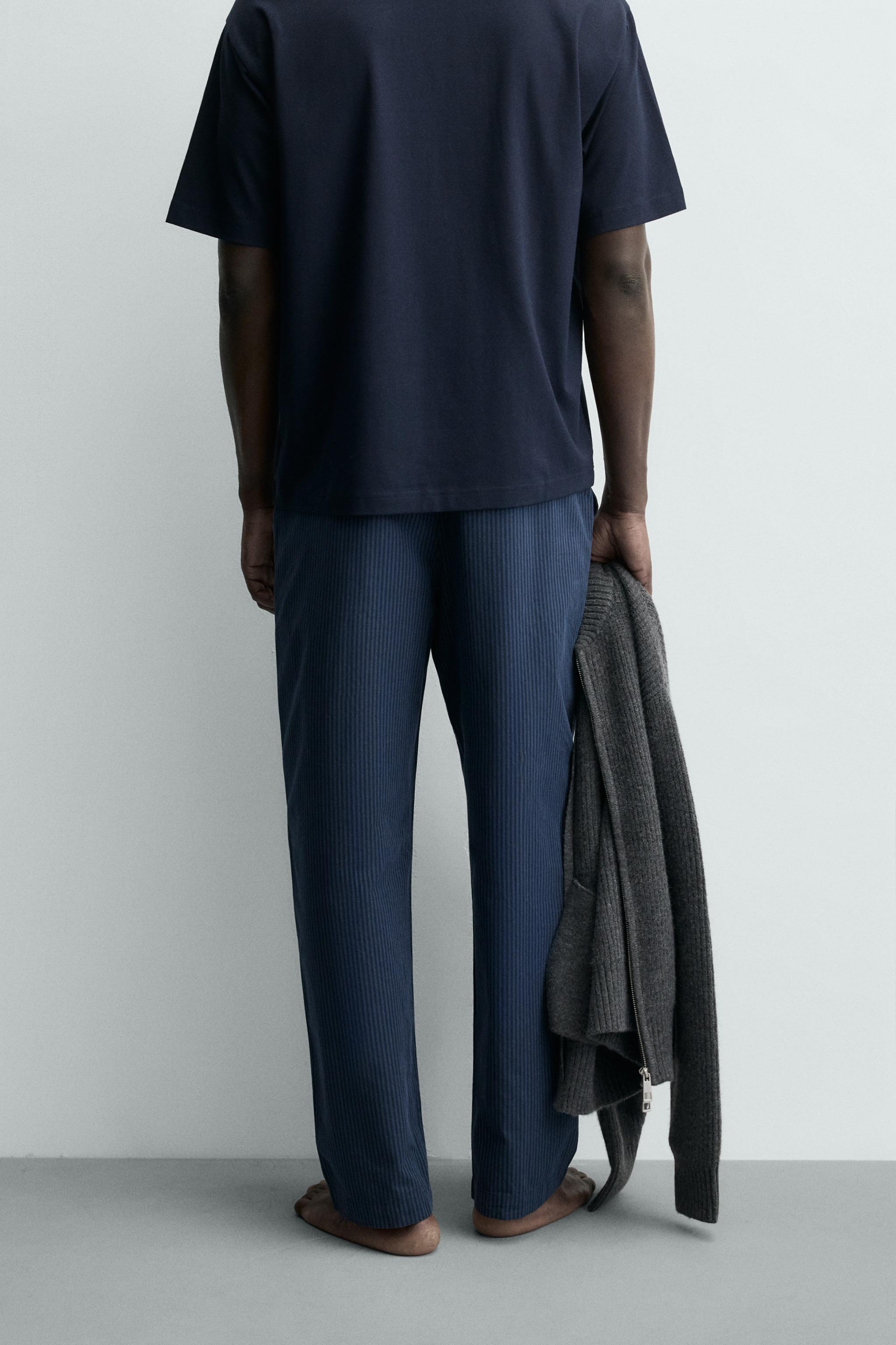 ENSEMBLE DE PYJAMA RAYÉ COMBINÉ